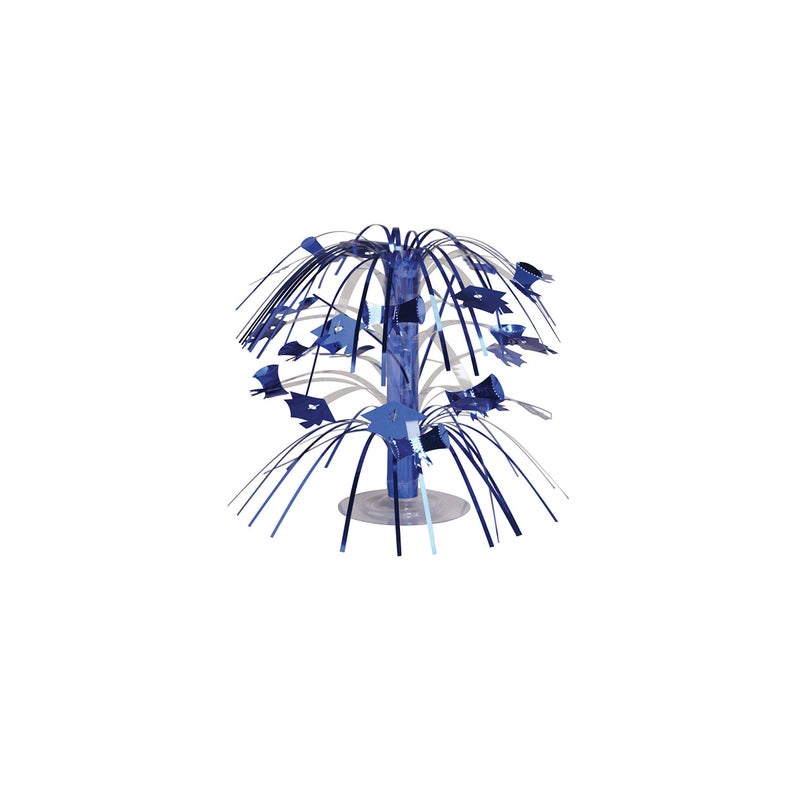 Creative Converting Cascade Graduation Centerpiece, Mini, Blue - - Image 1